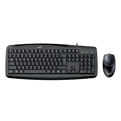 Kit Mouse E Teclado Genius Smart Km200 Com Fio Usb