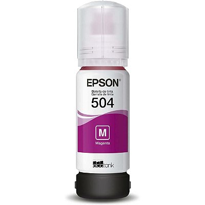 Garrafa de Tinta Epson EcoTank T504 Magenta T504320-AL