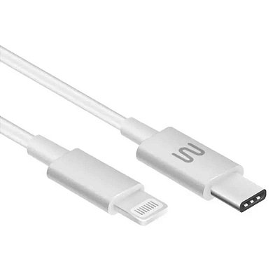 Cabo Usb-C para Lightning Multilaser 1,2m Wi454 Branco