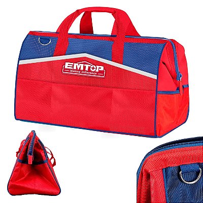 Bolsa De Ferramentas Pro 16" 41x29x21cm Até 15 Kg Emtop
