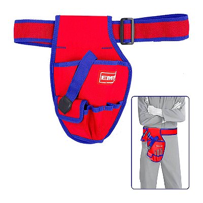 Cinto Coldre Para Furadeira Bits 29x19xm Até 8Kg Emtop