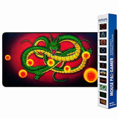 Mouse Pad Gamer Speed Extra XL 70x35cm Dragon Ball Shenlong
