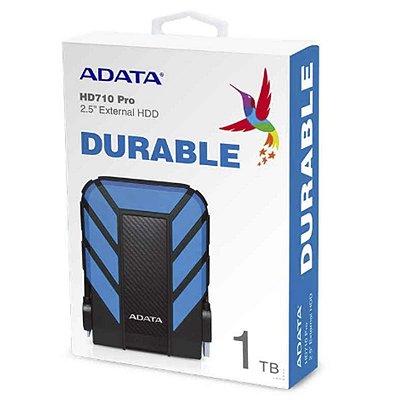 Hd Externo 1 Tb Adata Azul 2,5 Portatil Usb 3.1 HD710