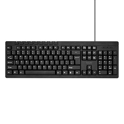 Teclado Com Fio USB Teclas Multimídia Cabo 1.80m Multi TC606