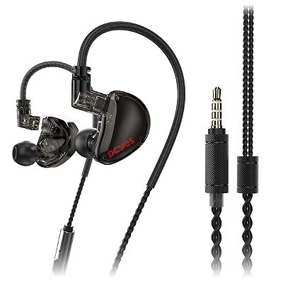Fone Gamer Pcyes Opala P3 Intra-Auricular Cabo Destacável