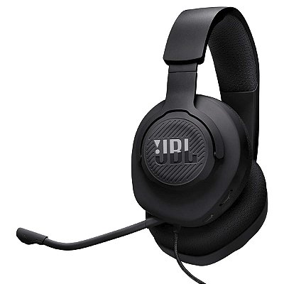 Fone de Ouvido Headset Gamer JBL Quantum 100M2 com Fio Preto