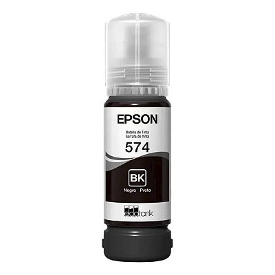 Garrafa De Tinta Original Epson Ecotank T574 Preta 70Ml