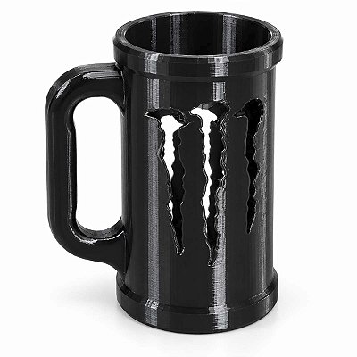 Suporte Para Lata De Energético Monster Com Alça 3d Preto