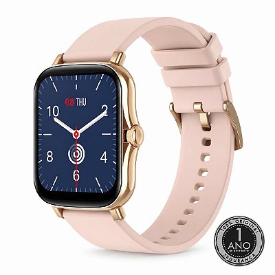 Relógio Inteligente SmartWatch Sw-22 Rose Maketech