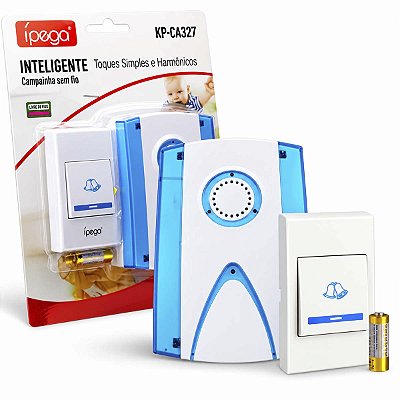 Campainha Sem Fio Bivolt 32 Toques Longo Alcance Kp-Ca327
