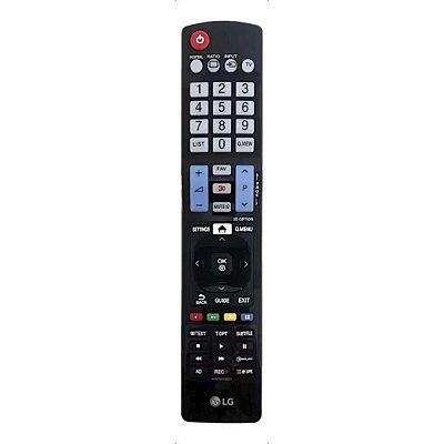 Controle Remoto Para Tv Lg Com Função 3D Abk74115502 Preto