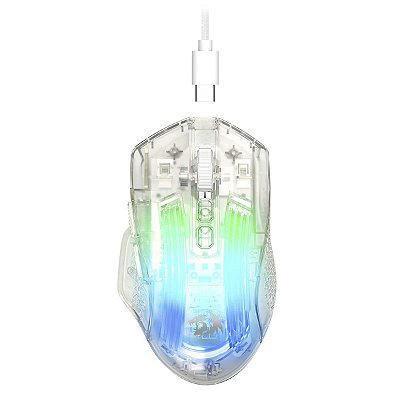 Mouse Gamer Redragon Chazzis Cristal Rgb M695ct