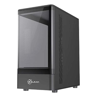 Gabinete Gamer Kalkan Avalon Curve Preto Micro Atx Sem Fan