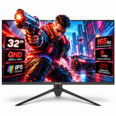 Monitor Gamer Redragon Ombra 32" Ips 165hz 1ms Qhd 2.5k