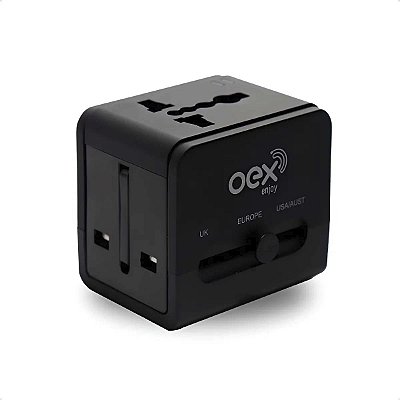 Conversor de Padrões Universal Oex Bivolt CP101 Preto