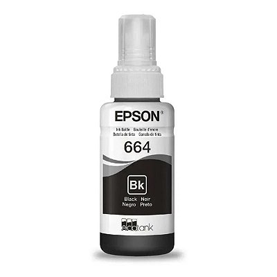 Garrafa Refil De Tinta Epson T664120Al Preto L365 L375 L565
