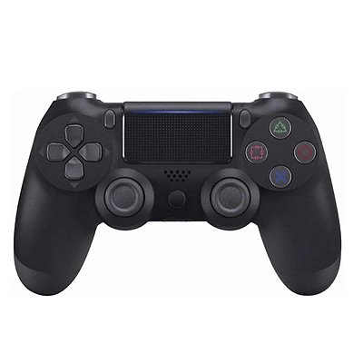 Controle Compatível Ps4 Pc Bluetooth Windows S/ fio Preto