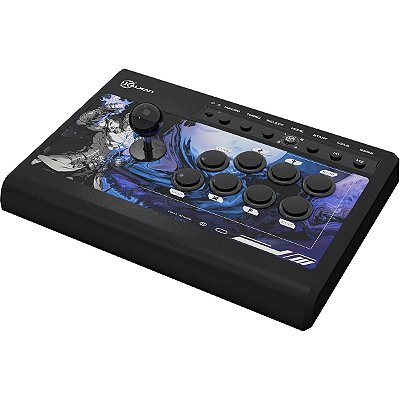 Controle Arcade Kalkan Punish Preto USB 8 Direções 14 Botões