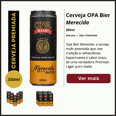 Cerveja OPA Bier Merecida