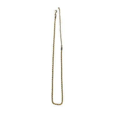 Cordão Feminino Dourado Baiano - Manini Semijoias
