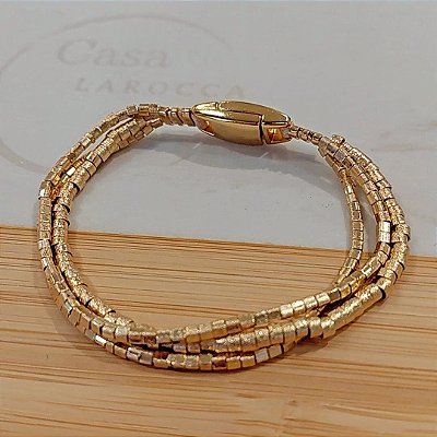 Pulseira canutilhos fosca