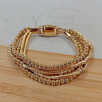 Pulseira banhado a ouro