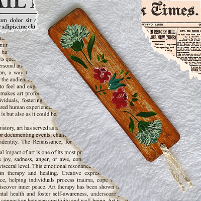 Marca Páginas Pátina Ocre (Pintura Bauer)