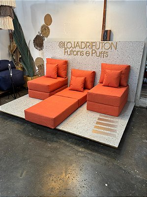 Futon Smooth Modulares + Acessórios