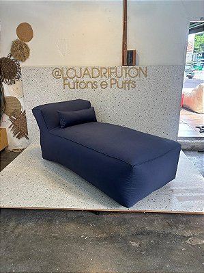 Puff Chaise Standard Azul Marinho