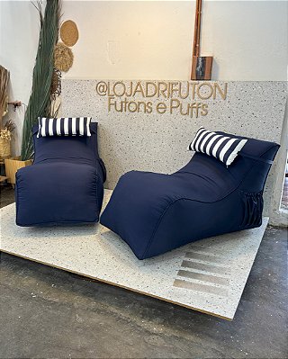 Conjunto Puff Premium Comfort + 2 Almofadas