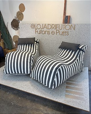 Conjunto Puff Comfort Standard + 2 Almofadas