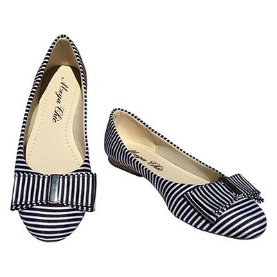 Sapatilha Preta Listrada MegaChic