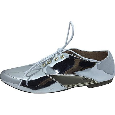 Oxford Prata Verniz MegaChic