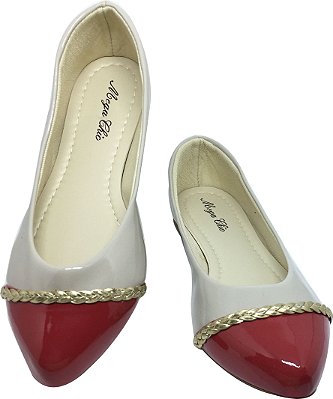 Sapatilha Vermelho e Gelo MegaChic