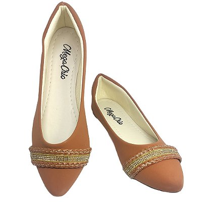 Sapatilha Marrom com Tiras MegaChic