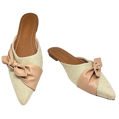 Mule Bege e Rose MegaChic