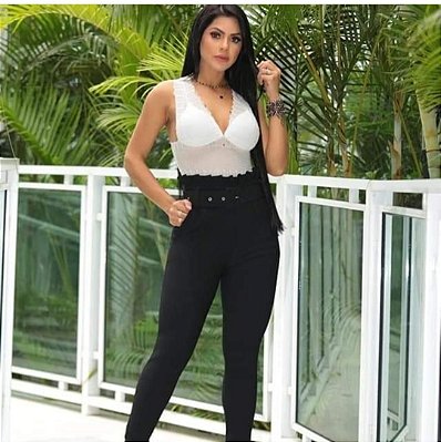 Calça Colchard Com Cinto