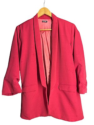 Blazer Feminino Emme Rosa Vibrante
