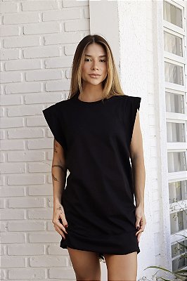 Vestido Ombreira Preto