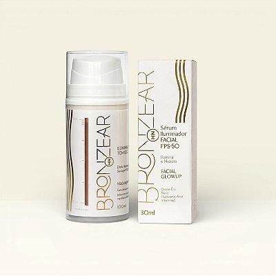Kit Sérum Iluminador Facial + Iluminador Tom Bronze - Bronzear HN