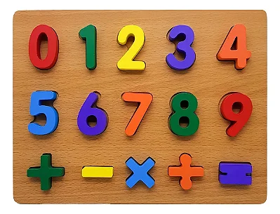 Numeração em Madeira – Aprender Brincando desde Pequeno