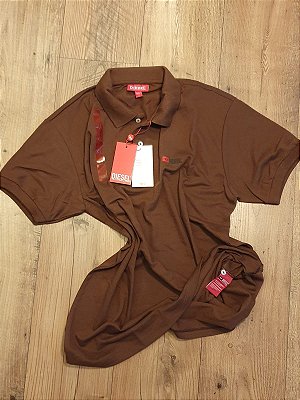 Polo Diesel Masculina Marrom