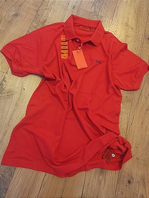 Polo Hugo Boss Masculina Vermelha