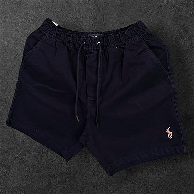 Shorts Ralph Lauren Masculino em Sarja Azul Marinho