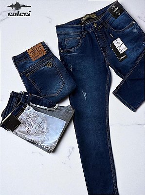 Calça Jeans Colcci Masculina Azul Escuro