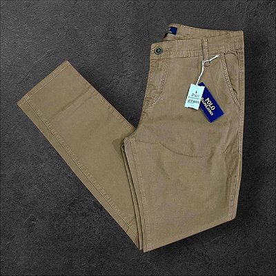 Calça Sarja Polo Ralph Lauren Masculina Bege