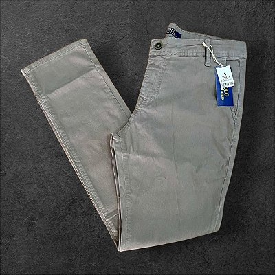 Calça Sarja Polo Ralph Lauren Masculina Cinza