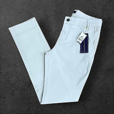 Calça Sarja Polo Ralph Lauren Masculina Off White