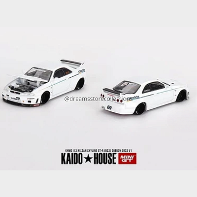 Nissan Skyline GT-R (R33) Greddy GR33 V1 - Kaido House - MiniGT - //113