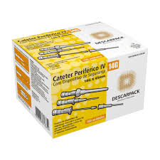 CATETER C/ DISP. SEGURANÇA 14G DESCARPACK CX 100